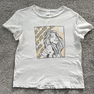 Graphic Tee with Sunshine Print